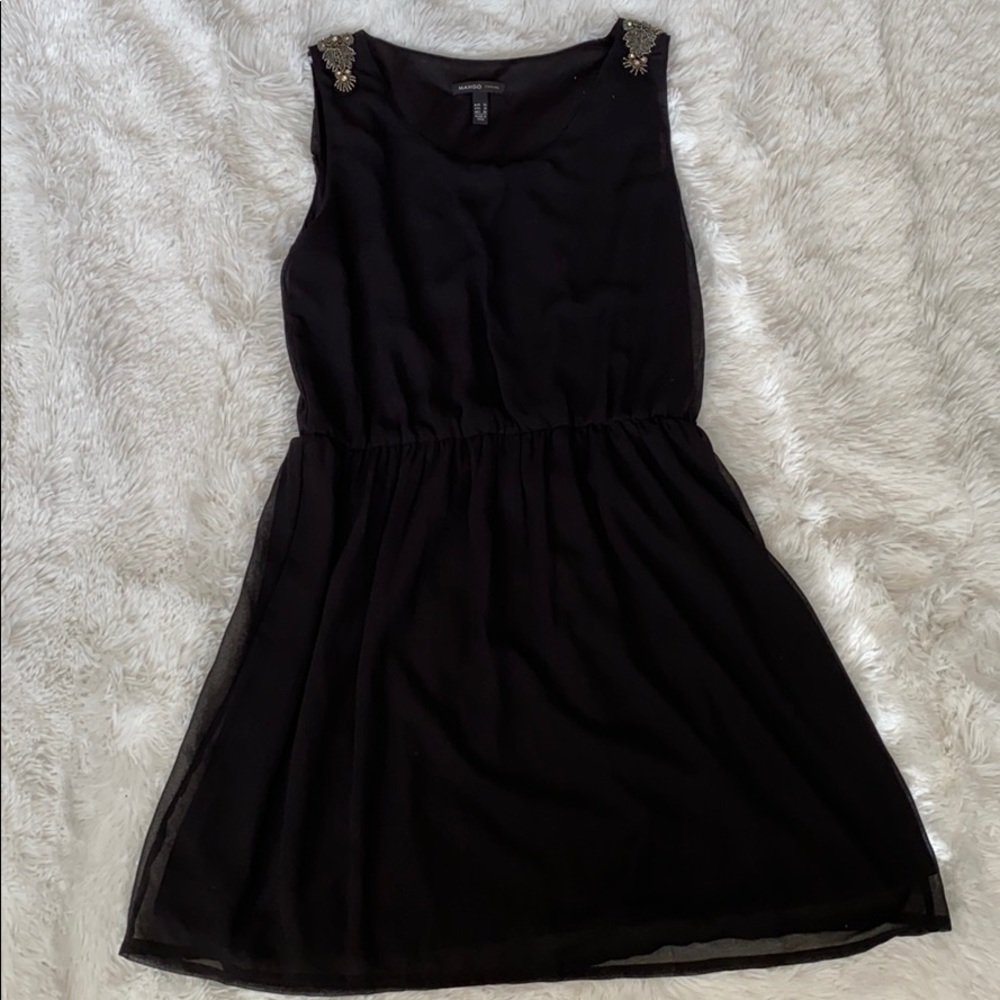 Mango casual black dress